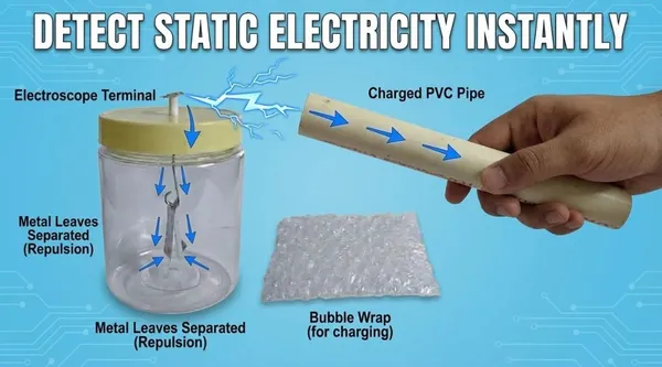 Electroscope_Science_Project_Working_Model_Leaf_Electrostatics_Static_Electricity_STEM_Educational_DIY_Kit_for_School_Kids_and_Students_Science_Exhibition_Physics_Lab_Experiment_Class_6–12