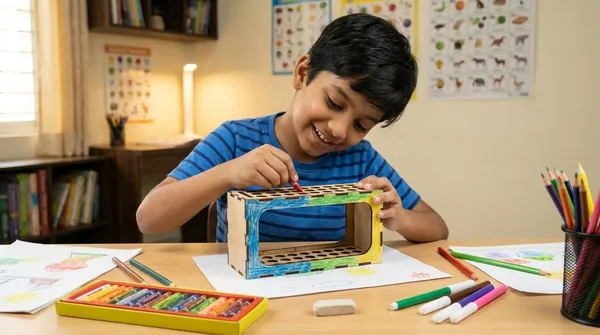 Erh_India_DIY_Painting_and_Coloring_Kit_MDF_Wooden_Rectangle_Pen_Stand_for_Kids_Desk_Organizer_Pencil_Holder_Craft_Kit_Cute_Cartoon_Study_Table_Decor_Birthday_Return_Gift