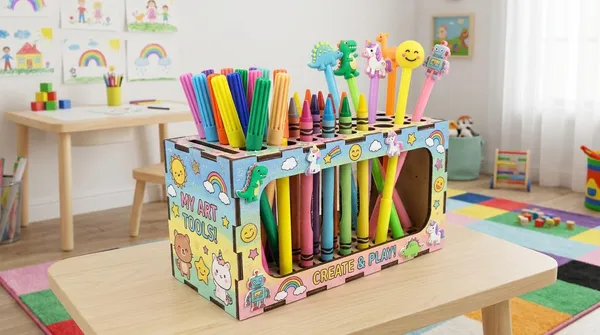 Erh_India_DIY_Painting_and_Coloring_Kit_MDF_Wooden_Rectangle_Pen_Stand_for_Kids_Desk_Organizer_Pencil_Holder_Craft_Kit_Cute_Cartoon_Study_Table_Decor_Birthday_Return_Gift