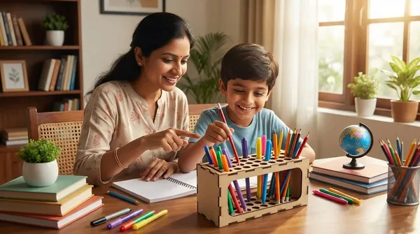 Erh_India_DIY_Painting_and_Coloring_Kit_MDF_Wooden_Rectangle_Pen_Stand_for_Kids_Desk_Organizer_Pencil_Holder_Craft_Kit_Cute_Cartoon_Study_Table_Decor_Birthday_Return_Gift
