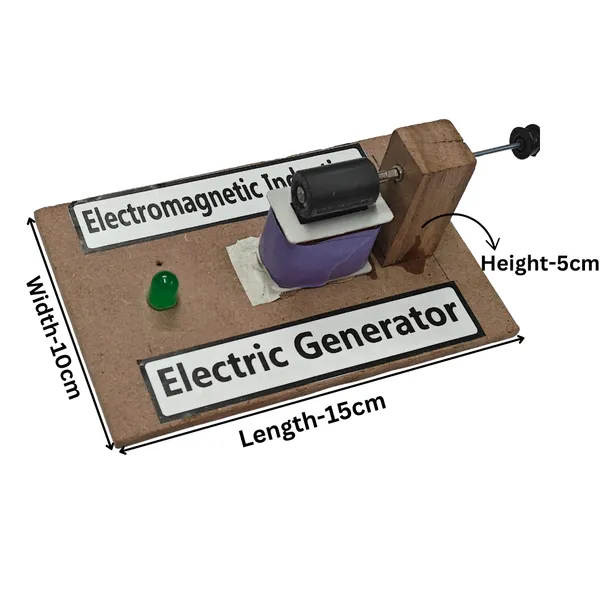 Faraday's_Law_of_Electromagnetic_Induction_Physics_Project_Class_12_Science_Working_Model_Electric_Generator_AC_DC_for_School_Students