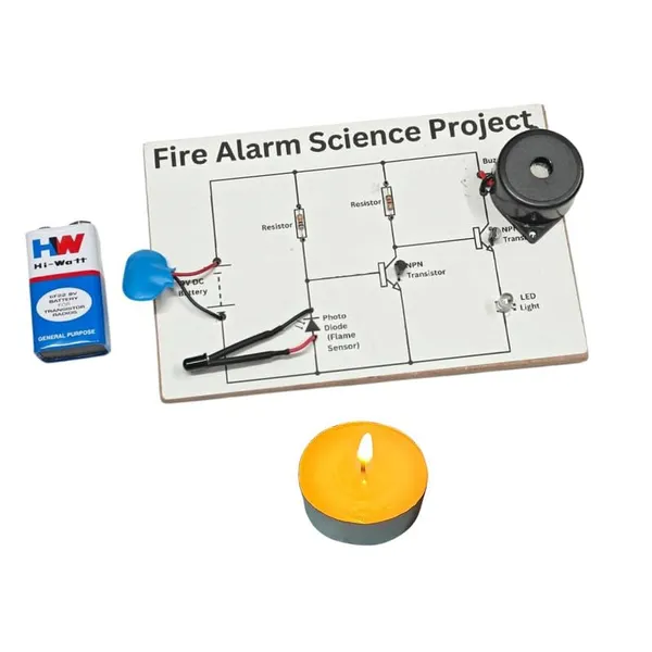 Fire_Alarm_Science_Project_Experiment_Kit_DIY_STEM_Educational_Electronics_Model_for_Kids_School_Science_&_Fair_Activity_Fire_Detection_System