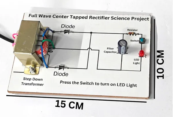 Full_Wave_Center_Tapped_Rectifier_Investigatory_Science_Project_Working_Model_Experiment_Kit_for_Class_12_Students_with_Filter_Capacitor_and_Diode.