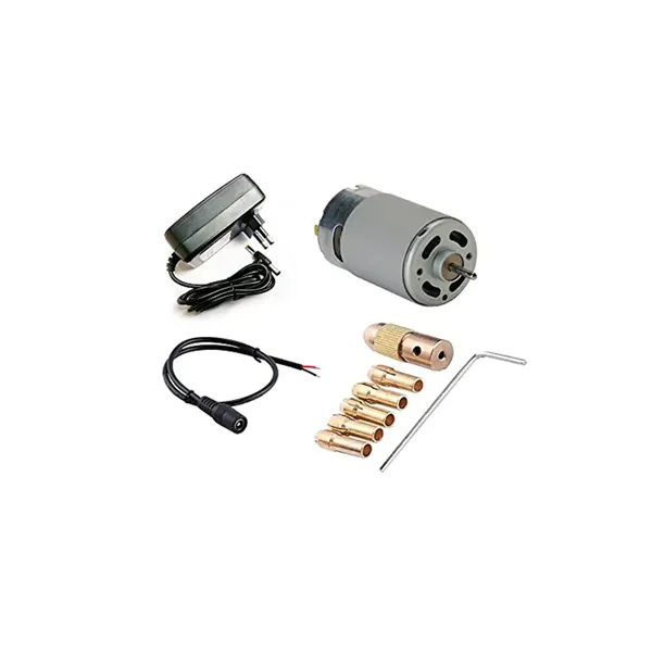12V_555_Dc_Motor_High_Speed_With_Drill_Chuck_Kit_For_Diy_Projects_Rs-555_Multipurpose_Brushed_Motor_13000Rpm_High_Rpm_With_12V_2_Ampere_Adapter