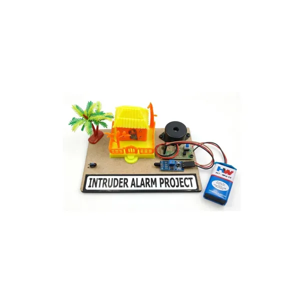IR_Sensor_Based_Intruder_Alarm_Security_System_Physics_Working_Model_Experiment_Kit_STEM_Science_Education_Project_for_Class_9_to_12_School_Students_&_Kids