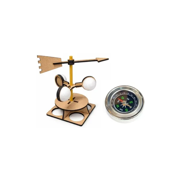 DIY_Wooden_Weather_Anemometer_Wind_Vane_Working_Model_for_Science_Exhibition_Project_STEM_Learning_Educational_Kit_for_School_Kids_Class_12_Students_with_Magnetic_Direction_Compass