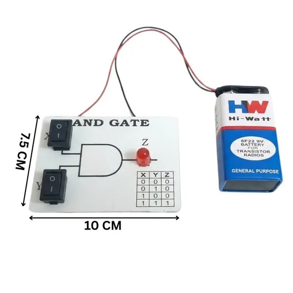 Logic_and_Gate_Experiment_Working_Model_for_School_Science_Project_Digital_Electronics_STEM_Learning_Kit_with_Truth_Table_Class_12_Students