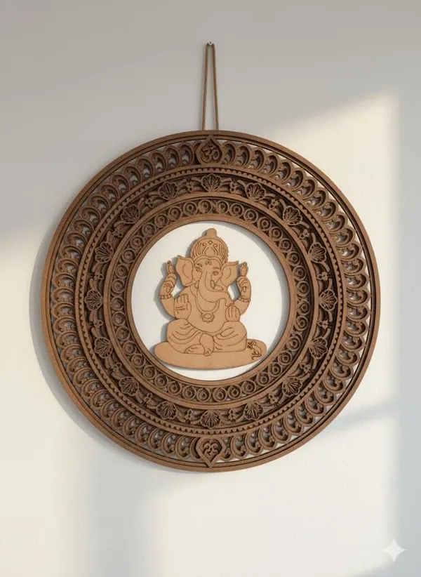 Lord_Ganesh_MDF_Wall_Art_Set_Pre-Marked_Engraved_Cutout_Boards_for_DIY_Mandala_Painting,_Craft_Projects_&_Home_Temple_Décor_with_Sketch_Colors