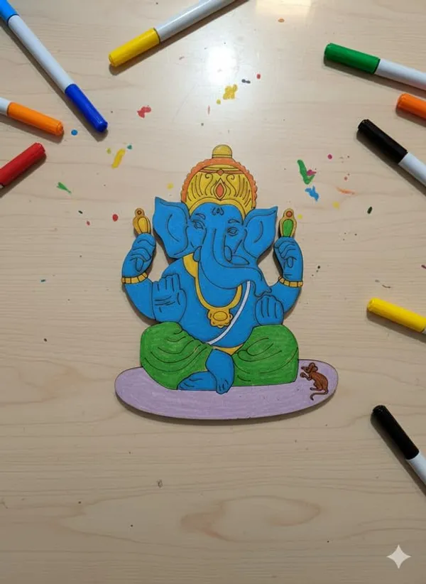 Lord_Ganesh_MDF_Wall_Art_Set_Pre-Marked_Engraved_Cutout_Boards_for_DIY_Mandala_Painting,_Craft_Projects_&_Home_Temple_Décor_with_Sketch_Colors