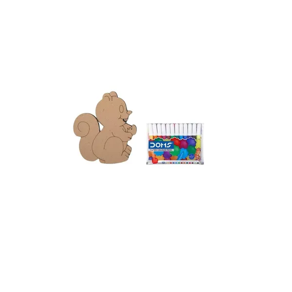 1_Pc_MDF_Wooden_Hamster_Animals_Cutouts_for_Kids_Crafts_Pre-Marked_DIY_Painting_Kit_for_Art_Projects_Home_Décor_&_School_Activities_with_Sketch_Colour
