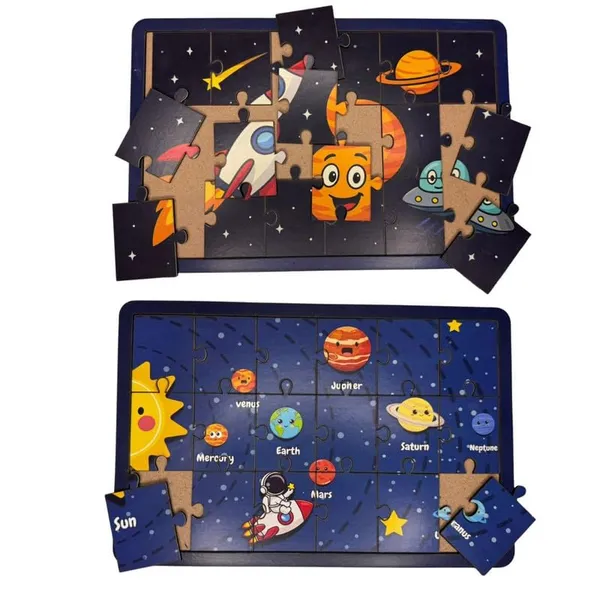 Pack_of_2_Solar_System_Jigsaw_Puzzle_for_Kids_Educational_Space_Puzzles_with_Planets,_Rocket_&_Astronaut_STEM_Learning_Toy_for_Toddlers_Ages_4-8_&_Montessori_Gift_for_Boys_and_Girls