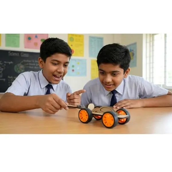 Readymade_DIY_Magnetic_Toy_Car_STEM_Science_Project_Kit_Educational_Experiment_Physics_Working_Model_Demonstrating_Magnetic_Force_and_Repulsion_for_School_Kids_and_Students