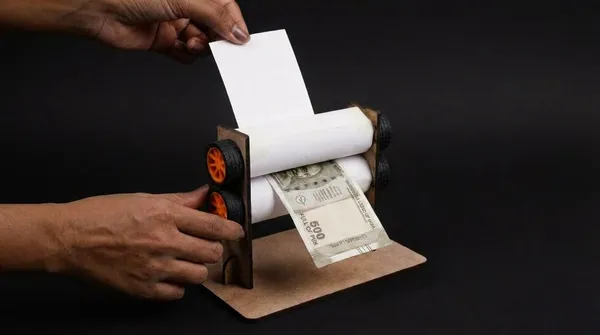 Readymade_Money_Printer_Science_Project_Working_Model_for_School_Kids_and_Students_STEM_Educational_Physics_Experiment_Kit_Mechanical_Paper_Roller_Learning_Activity