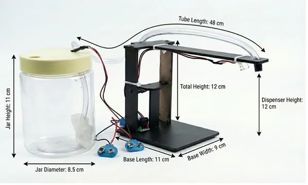 School_Science_Exhibition_Automatic_Soap_Dispense_Project_Working_Model_Educational_STEM_DIY_Kit_with_Mini_DC_Water_Pump_Liquid_Dispenser_Experiment_for_Kids_and_Students_Class_6-12