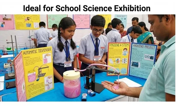 School_Science_Exhibition_Automatic_Soap_Dispense_Project_Working_Model_Educational_STEM_DIY_Kit_with_Mini_DC_Water_Pump_Liquid_Dispenser_Experiment_for_Kids_and_Students_Class_6-12