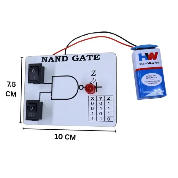School_Science_Project_Working_Model_Logic_NAND_Gate_Experiment_for_Digital_Electronics_STEM_Learning_Kit_with_Truth_Table_for_Class_12_Students