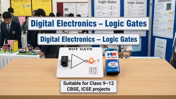 School_Science_Project_Working_Model_Logic_NOT_Gate_Experiment_for_Digital_Electronics_STEM_Learning_Kit_with_Truth_Table_for_Class_12_Students