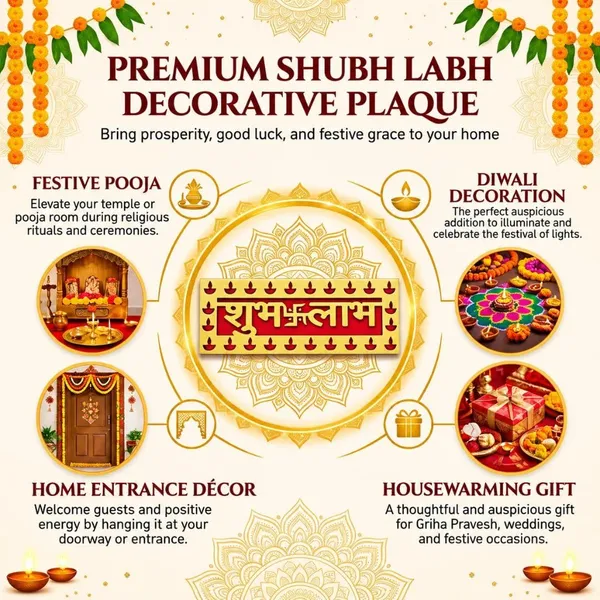 Shubh_Labh_Golden_Diya_Border_Wooden_Nameplate_for_Festive_Entrance_Décor_Auspicious_Shubh_Labh_Wall_Hanging_Sign_for_Traditional_Indian_Home_Decoration