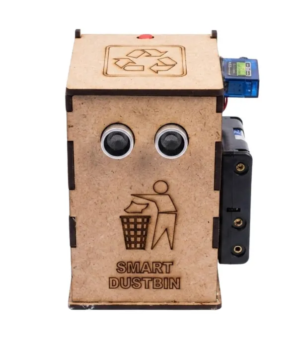 Smart_Dustbin_Working_Model_Kit_Science_Fair_Project_Using_Ultrasonic_Sensor_for_School_Exhibition_STEM_Learning_and_Educational_Experiment_Activity_for_Kids_and_Students