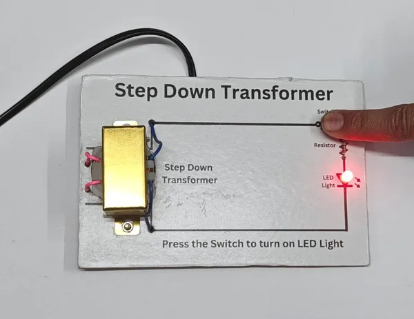 Transformer_Investigatory_Project_Class_12_Physics_Working_Model_Step_Down_for_Students