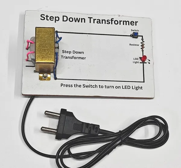 Transformer_Investigatory_Project_Class_12_Physics_Working_Model_Step_Down_for_Students
