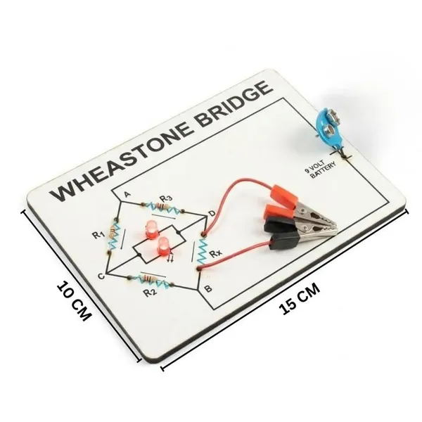 Wheatstone_Bridge_Working_Model_Class_12_Physics_Science_Project_for_Practical_Electronics_Experiment,_STEM_Learning_Kit
