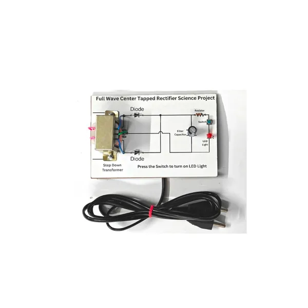 Full_Wave_Center_Tapped_Rectifier_Investigatory_Science_Project_Working_Model_Experiment_Kit_for_Class_12_Students_with_Filter_Capacitor_and_Diode.