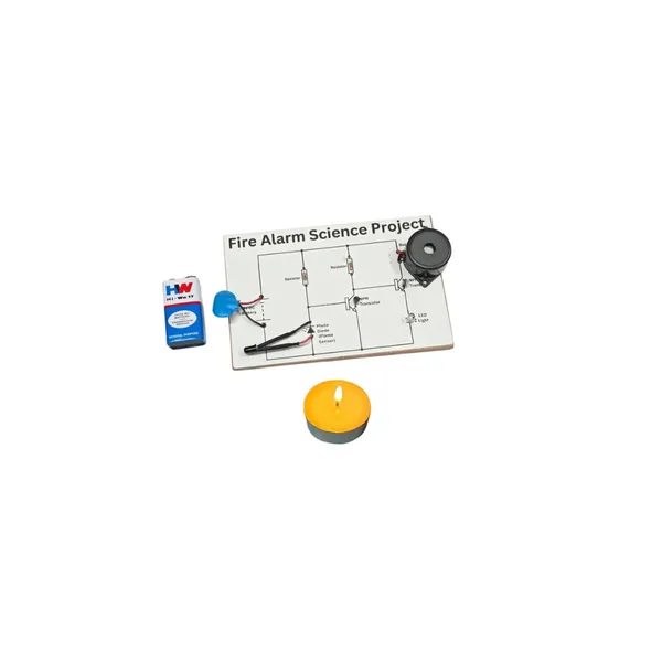 Fire_Alarm_Science_Project_Experiment_Kit_DIY_STEM_Educational_Electronics_Model_for_Kids_School_Science_&_Fair_Activity_Fire_Detection_System