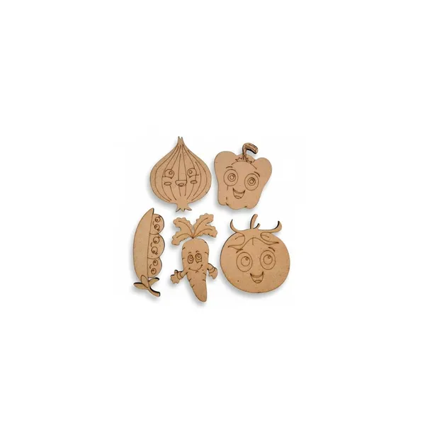 5_Pc_MDF_Wooden_Vegetables_Cutouts_for_Kids_Crafts_Onion,_Bell_Pepper,_Peas,_Carrot,_Tomato_etc._DIY_Painting_Kit_for_Art_Projects_Home_Décor_&_School_Activities_with_Sketch_Color