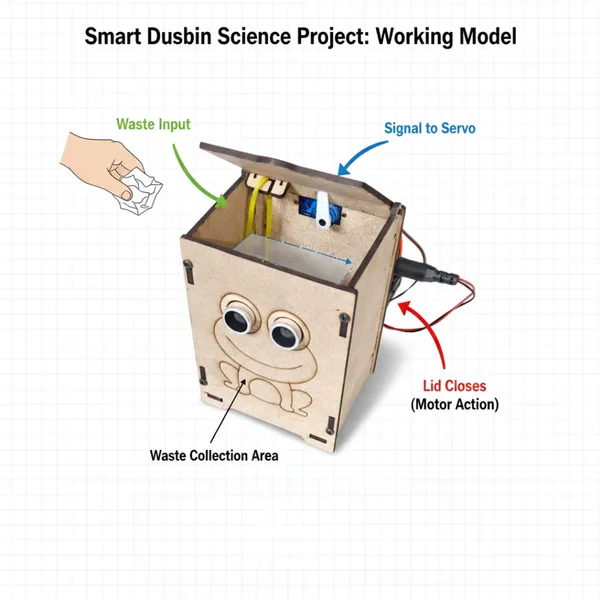 Science_Fair_Smart_Dustbin_Project_Working_Model_Kit_Using_Ultrasonic_Sensor_for_School_Kids_and_Students_Exhibitions_Experiment_STEM_Learning_and_Education