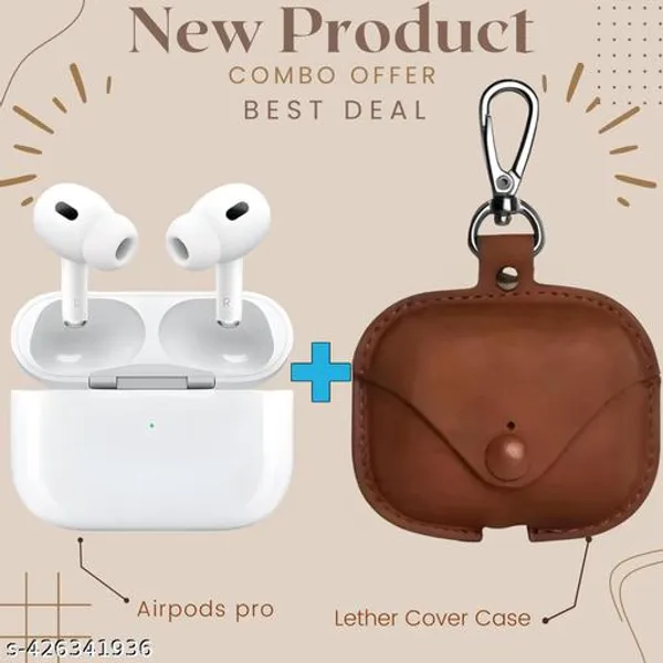Trending_True_Wireless_Bluetooth_Headphones_Earbuds_With_Tws_With_Stylish_Brown_Leather_Covered_Case_Wireless_Bluetooth_Headphones_Earphones_Touch_Sensor_V5_1_With_Hd_Mic_Active_Noisz_Cancellation_Supported_All_Android_Ios_Devices_Bluetooth_Headset_White_Bt_Brown_Leather_Cover