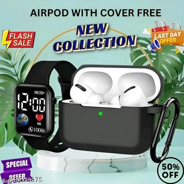 Trading_Tws_Bluetooth_Wireless_Bluetooth_Headphones_Earbuds_With_First_Quality_Purthvi_Led_Watch_True_Wireless_Bluetooth_Headphones_Earphones_Touch_Sensor_V5_1_With_Hd_Mic_And_Active_Noisz_Cancellation_Supported_All_Android_Ios_Devices_Bluetooth_Headset_Bt_Black_Cover_Watch