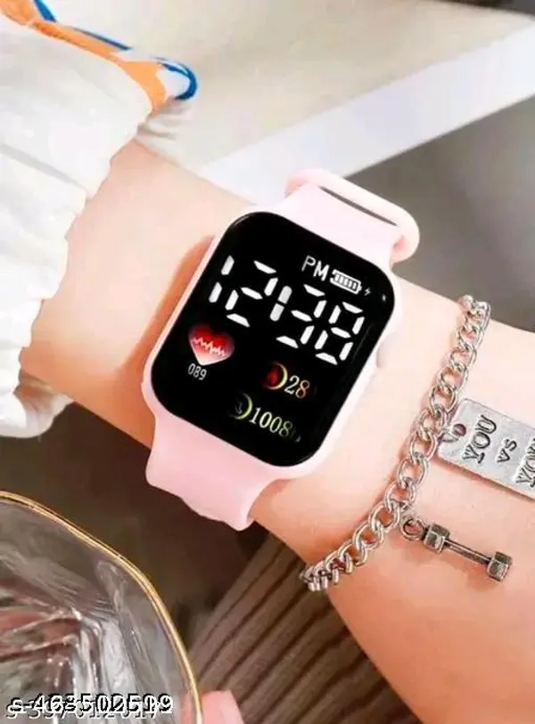 Trrending_Tws_Bluetooth_Wireless_Bluetooth_Headphones_Earbuds_With_Best_Quality_Pink_Purthvi_Led_Watch_Wireless_Bluetooth_Headphones_Earphones_Touch_Sensor_V5_1_With_Hd_Mic_And_Active_Noisz_Cancellation_Supported_All_Android_Ios_Devices_Bluetooth_Headset_White_Bt_Watch_True_Wireless