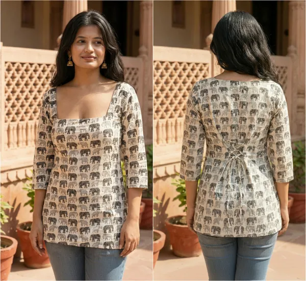 Cotton_Printed_Short_Kurti_With_Adjustable_Chest_Size