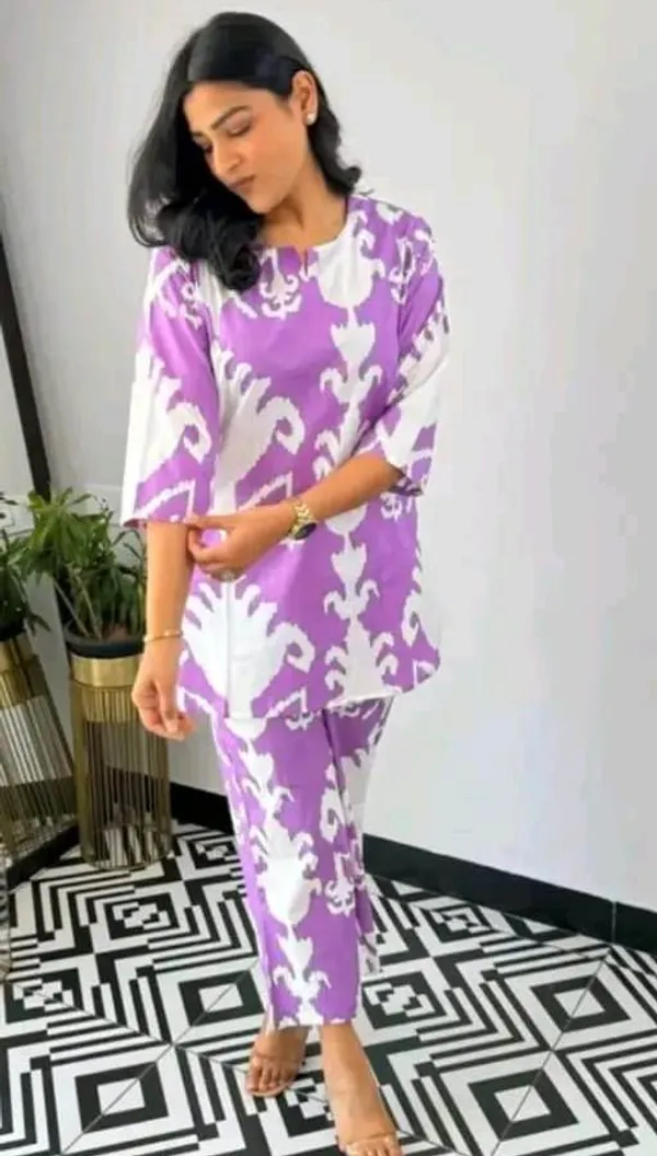 Purple_Cotton_Printed_Co_Ord_Set_For_Women
