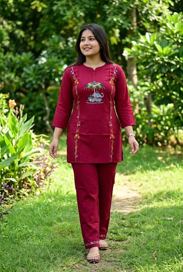 Cotton_Kurti_With_Pant_