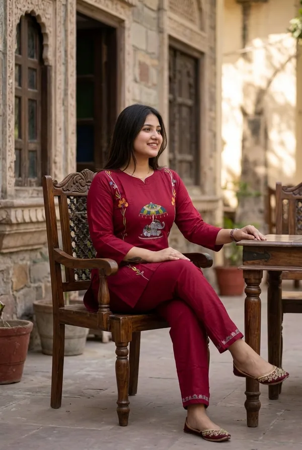 Cotton_Kurti_With_Pant_