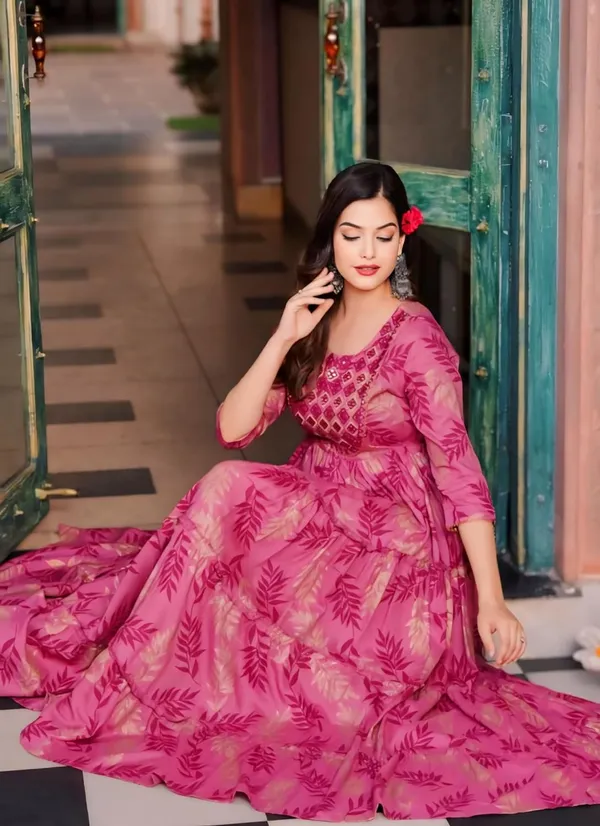 Pink_Rayon_Premium_And_Elegant_Gown_For_Women