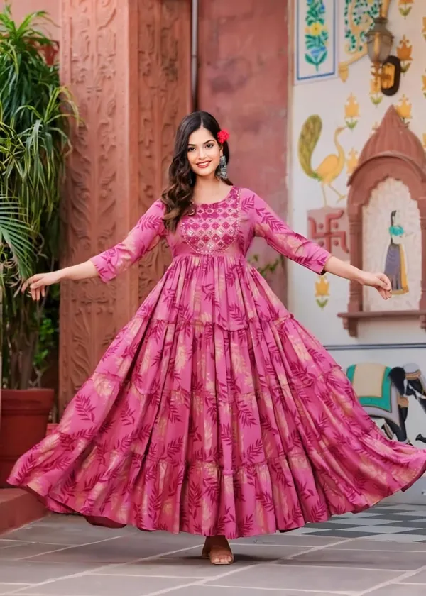 Pink_Rayon_Premium_And_Elegant_Gown_For_Women