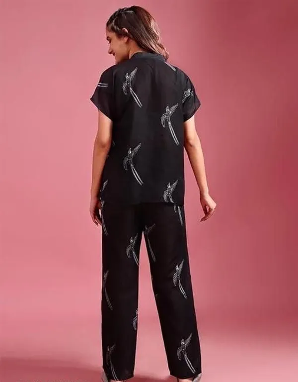 Black_Cotton_Printed_Night_Suit_For_Women