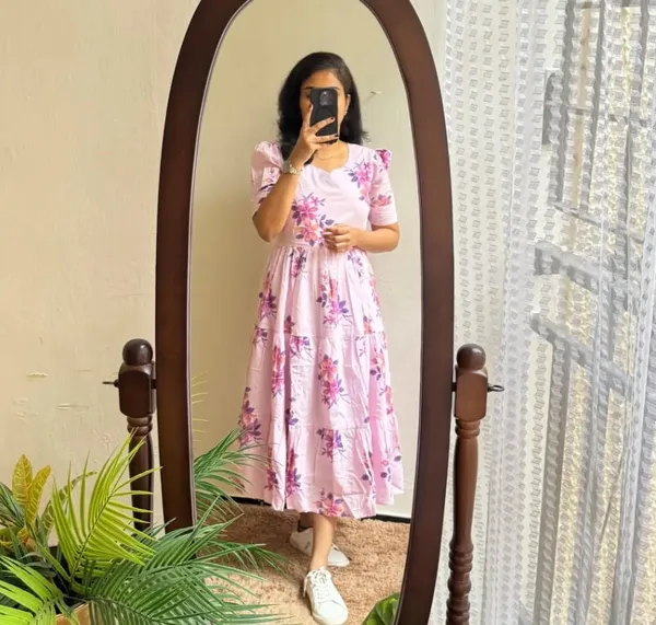 Baby_Pink_Cotton_Floral_Printed_A_Line_Dress_For_Women