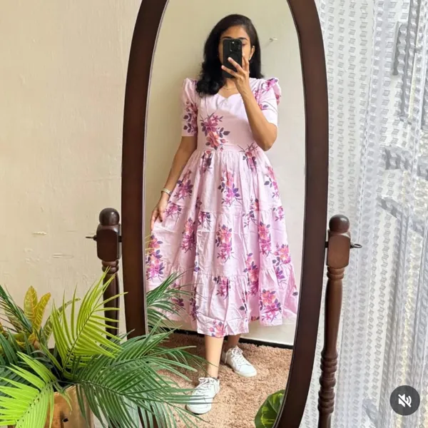 Baby_Pink_Cotton_Floral_Printed_A_Line_Dress_For_Women