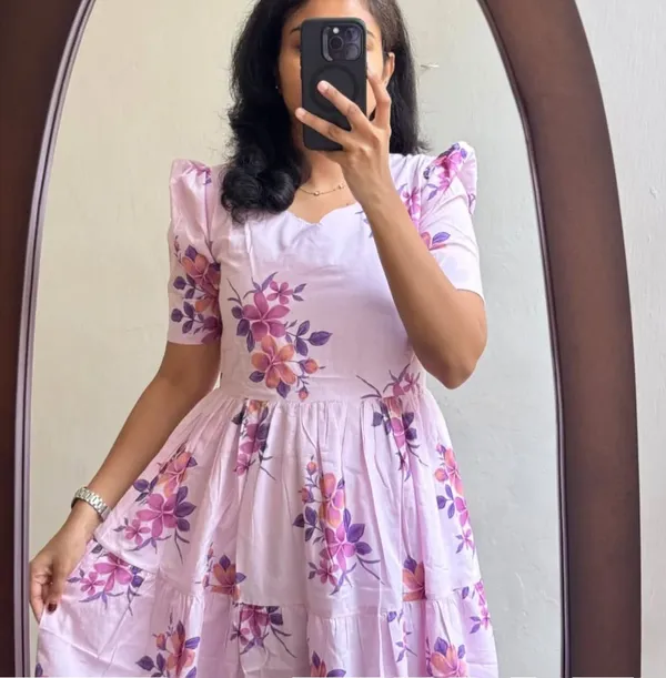 Baby_Pink_Cotton_Floral_Printed_A_Line_Dress_For_Women