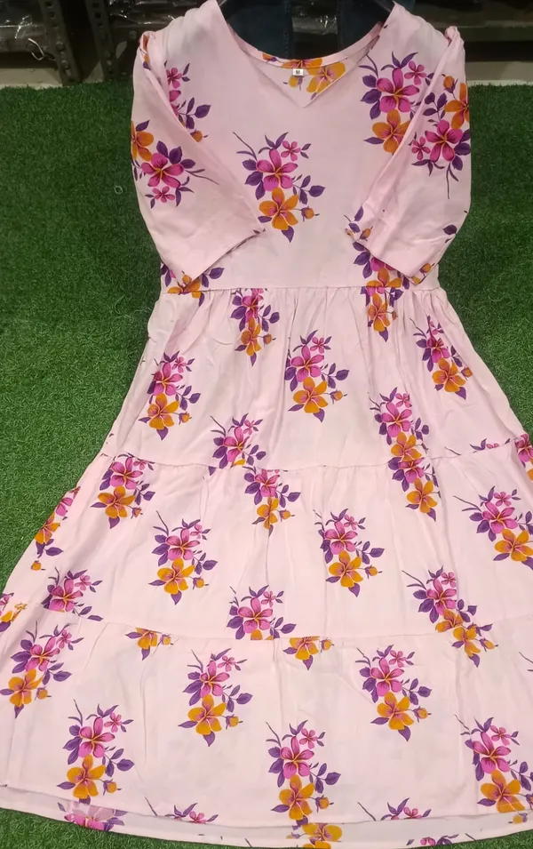 Baby_Pink_Cotton_Floral_Printed_A_Line_Dress_For_Women