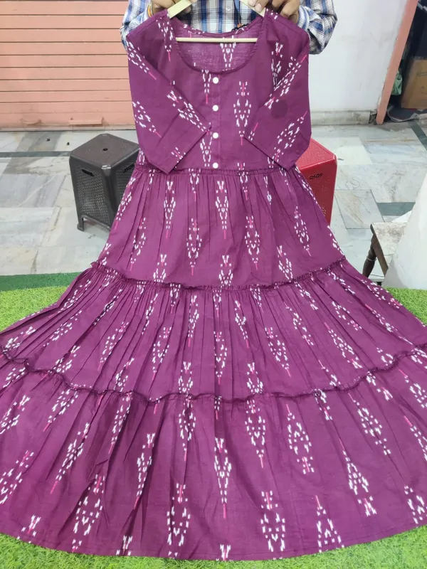Cotton_Beautifull_Printed_Gown_For_Summer