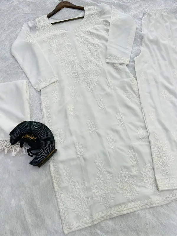 White_Muslin_Cotton_Chikankari_Kurta_With_Palazzo_And_Dupatta_(muslin)