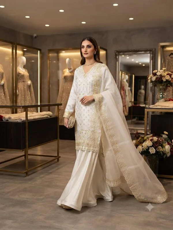Riddhilya_Ivory_Grace_Gold_Embellished_Kurta_Palazzo_Set_with_Dupatta