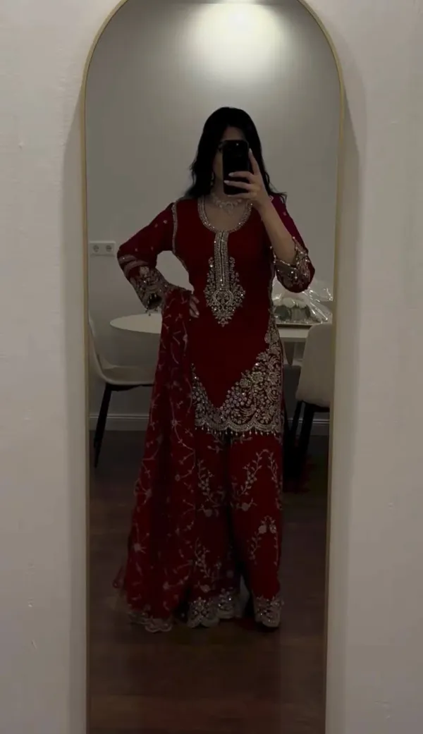 Riddhilya_Maroon__Embroidered_Palazzo_Suit_Set_with_Dupatta