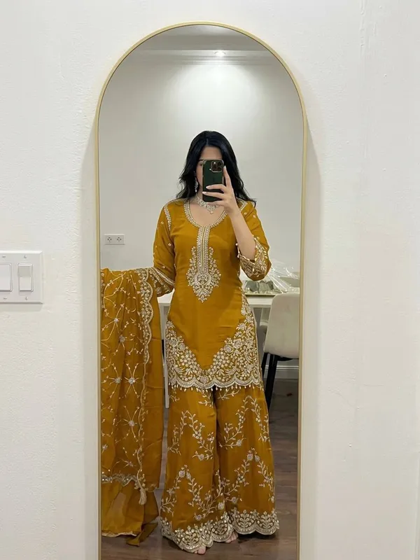 Riddhilya_Mustard_Gold_Embroidered_Palazzo_Suit_Set_with_Dupatta