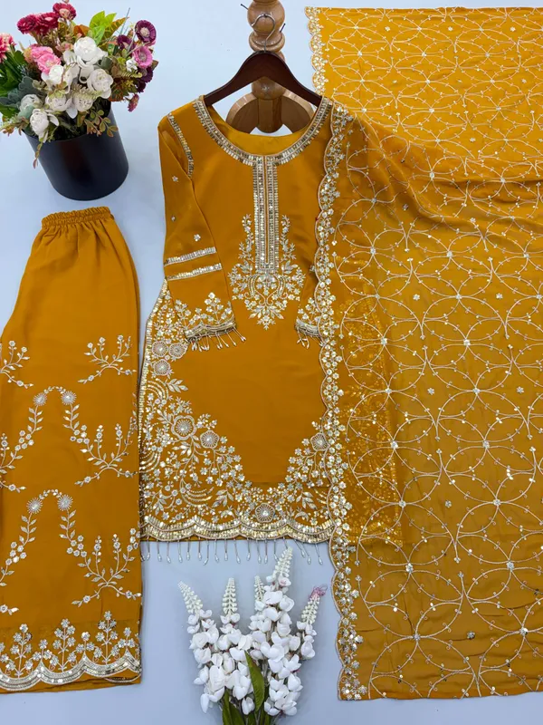 Riddhilya_Mustard_Gold_Embroidered_Palazzo_Suit_Set_with_Dupatta